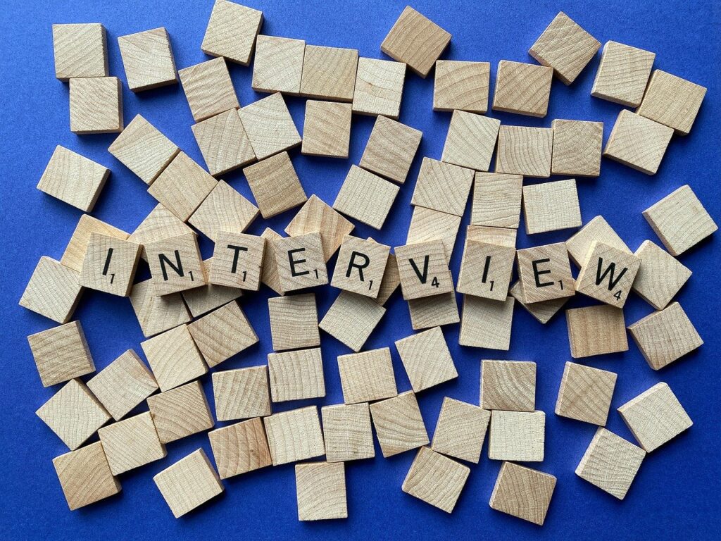 interview, scrabble, word